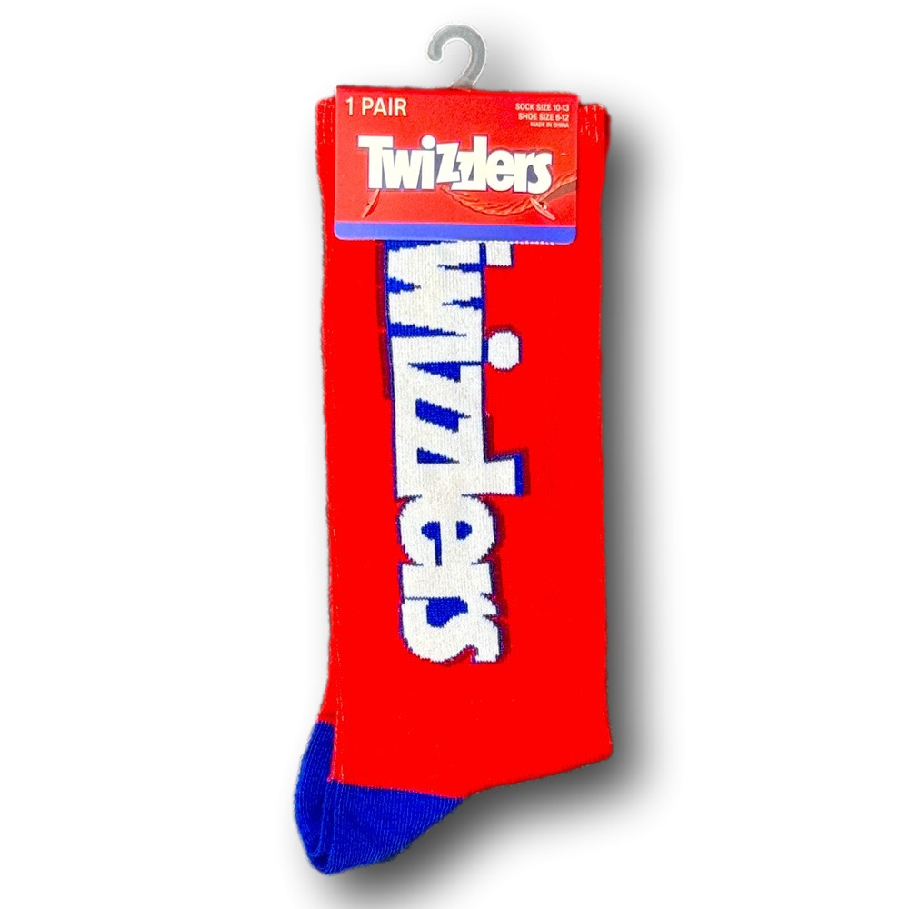 3/$20 Twizzlers Retro Candy Funny Novelty Crew Socks - NWT
